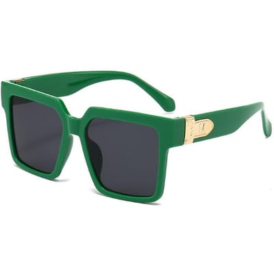 Nouveaux Lunettes de Soleil Carrées Surdimensionnées de Designer de Luxe Protection UV400 Monture Épaisse Lunettes de Mode Unisexe pour Hommes Femmes