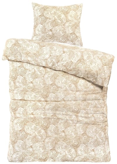 Day Dream Seppe - Dekbedovertrek - Eenpersoons - 140 x 200/220 - Beige