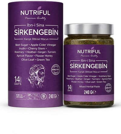 Nutriful Sirkengebin Ibn-i Sina Kruidenpasta – Appelazijn & Kruidenmix – 240g