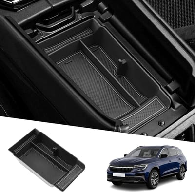 Compatibele Opbergruimte voor Renault Espace 6 VI 2023-2024, Multifunctionele Console, Armsteun en Organizer voor Autoaccessoires, Handig en Ruimtelijk Ontwerp