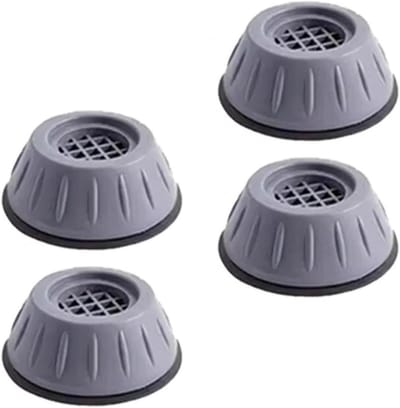 Anti-vibratie Voet Pads - Meubelverhogers Stille Mat - Meubels Stabiliseren - Waterdicht en Slipvast - 4 stuks - Zwart