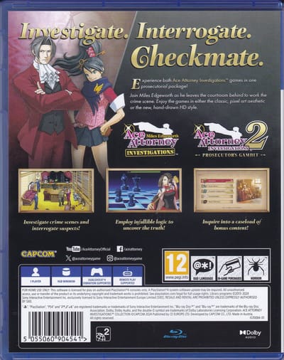 Ace Attorney Investigations - Collection PS4