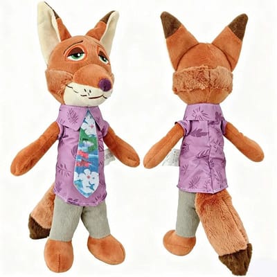 Zootopia 2 Anime Pluche Speelgoed Konijn Judy Hopps Pop Vos Nick Wilde Pop Pluche Zachte Pop Kinder Verjaardagscadeau Nieuwste Jaar Cadeau