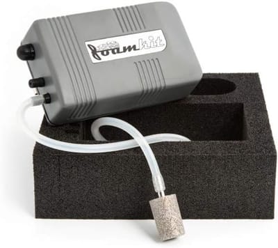 Schuimstof Kit - Schuim Kit - Industriële Toepassingen - Duurzaam ABS Materiaal - 17x18x5 cm - Zwart
