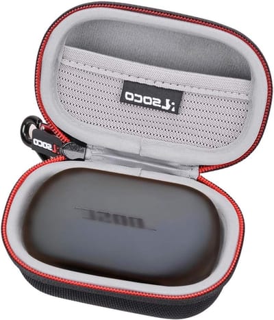 Beschermhoes voor Noise Cancelling Earbuds en Sport Earbuds - Draagbare Oplossing in Zwart