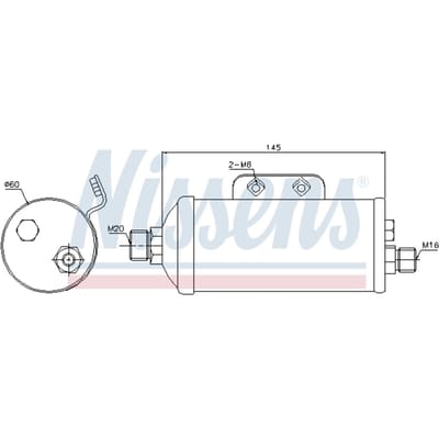 Droger, airconditioningsysteem NISSENS 95482