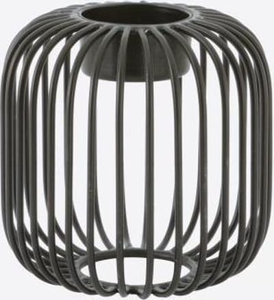 Point-Virgule Wire theelichthouder zwart ø 9.5cm H 9.5cm