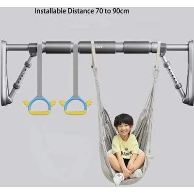 Barre de traction murale pour barres de fer dominées Sac en paille Barres horizontales Équipement athlétique Tractions Dips Tractions Longs Champs Sacs