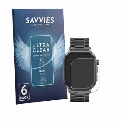 Savvies - Screenprotector voor Knauermann Pro 4 2026 (rechthoekig) - Folie Beschermfolie transparant 6 Stuks