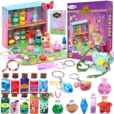 Creatieve Knutselset voor Meisjes van 6-10 Jaar - 20 Toverdrankjes, Ideaal Verjaardagscadeau en Speelgoed