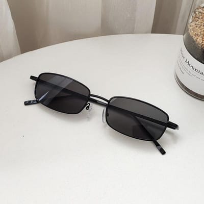 Kwaliteit Kwaliteit Kwaliteit Klassieke Stijl Zonnebril Metalen Materiaal Montuur Zonnebril Stijlvolle Straatstijl Fotobrillen black