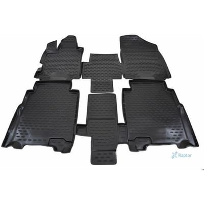 J&amp;j automotive | tapis de sol en caoutchouc 3d exclusive pour honda fr-v 2004-2009 zwart