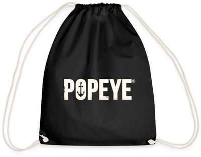 Popeye White Titel Gymtas