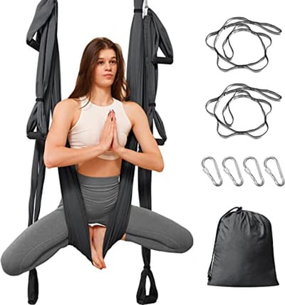 Hangmat voor Luchtyoga - Schommelhangmat voor Anti-Zwaartekrachtyoga - Capaciteit 300 kg