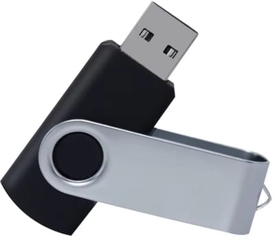 Metalen USB Flash Drive 2.0 – Waterdichte Pendrive 64GB – Snelle Memory Stick USB Stick 64 GB – USB Geheugen, USB Stick 64GB, Data Opslag