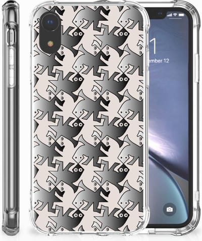 Apple iPhone Xr Case Anti-shock Salamander Grey