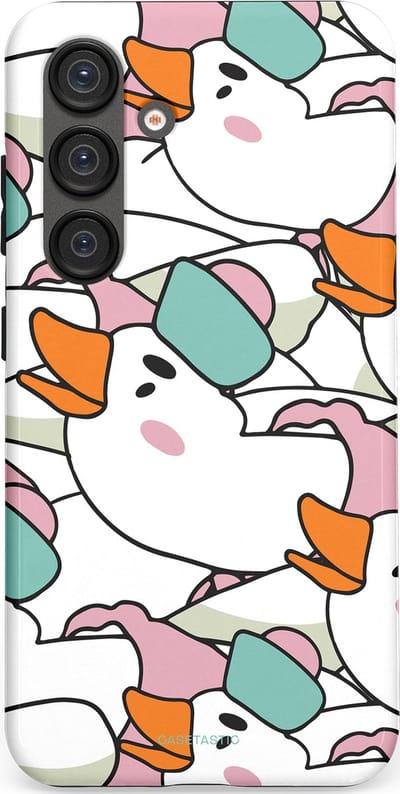 Casetastic Hoesje Geschikt voor Samsung S25 - Stijlvolle Beschermende Duo-layer Case - Gansmatroos