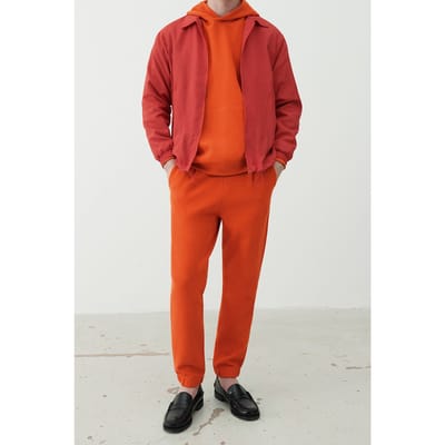 American Vintage Eyacity Sweat Pants Tuile Size: S | Sweatpants Outlet | Heren | Oranje