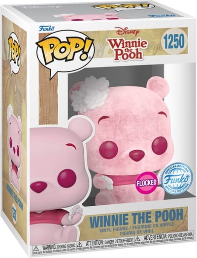 Winnie The Pooh Winnie the Pooh (Flocked) vinyl figuur nr. 1250 Funko Pop! meerkleurig