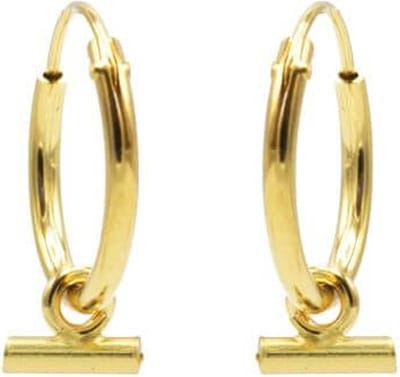 Karma Oorringen Hoops Horizontal Tube Goud