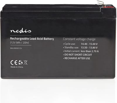 Nedis Oplaadbare loodaccu 12V | 9000 mAh | 150 x 65