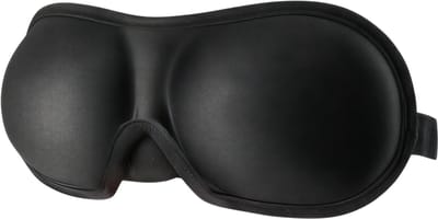 Zijde Satijn Slaapmasker – Comfortabel Slapen – Zwart – Oogmasker Cover – Schaduw voor Ogen – Ontspanning – Vergroot Ooglapje – Voor Vrouwen en Mannen – Gezond Slaapritme