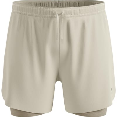Odlo Zeroweight 5in 2in1 Hardloopshorts Heren-grijs, olijf