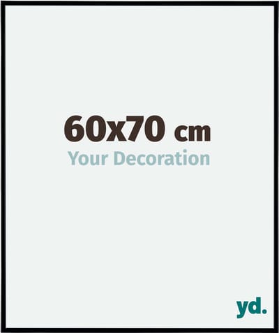 Your Decoration - Fotolijst 60x70 cm - Kunststof - Zwart Mat - Evry
