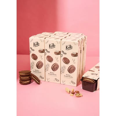 KoRo | Haverkoekjes met pindakaasvulling 20 x 180 g