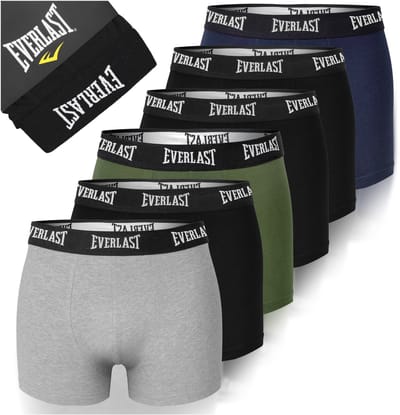 Everlast - Mannelijke Boxershorts - 6 stuks - XXL - Katoen en Elastan