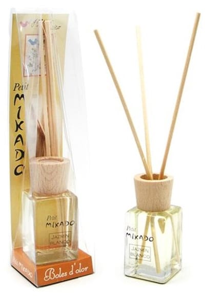 Geurstokjes - Witte Jasmijn - Boles d'Olor - Mikado Petit - Mini 17 ml.