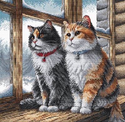Borduurpakket AVA Stitch - Warmth of Home - De warmte van thuis - telpatroon