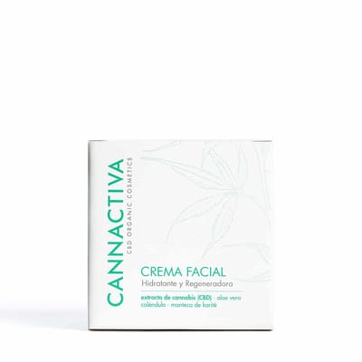 Hydraterende Gezichtscrème met CBD – Biologisch & Vegan | Cannactiva (50ml)