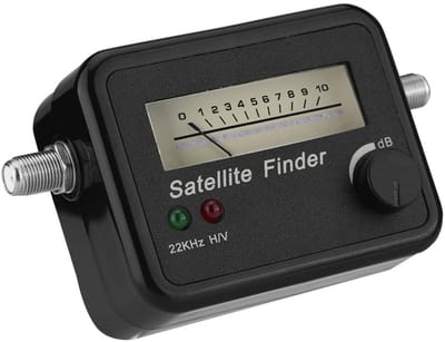 Dailygoods- Satellietzoeker Professioneel - Gevoelige Meter - Lichtgewicht - Zakformaat - Verlicht Display - Gebruiksgemak - Signaalmeter