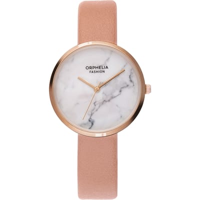 Orphelia Fashion OF711905 - Horloge - Leer - Roze - 34 mm