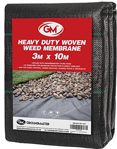 Extra Sterke Onkruiddoek 3 m x 10 m - Waterdoorlatend Bodemweefsel voor Tuin en Oprit