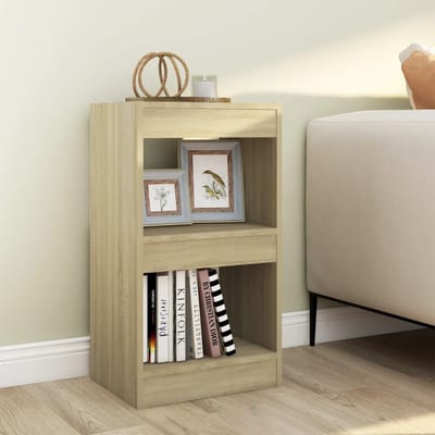 vidaXL - Boekenkast/kamerscherm - 40x30x72 - cm - sonoma - eikenkleurig