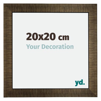 Your Decoration - Fotolijst 20x20 cm - Hout - Champagne Geborsteld - Leeds