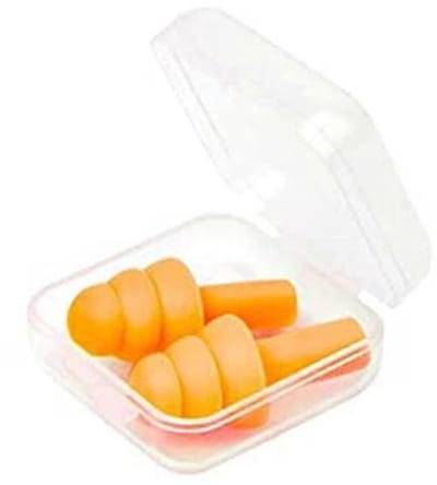 Oordoppen herbruikbaar - Siliconen oordopjes - Gehoorbescherming - Herbruikbare earplugs - Geluid dempen - Zwemoordoppen - Slaapoordoppen - Ergonomisch - Gehoorbescherming - 1 paar - Oranje - Jonyx