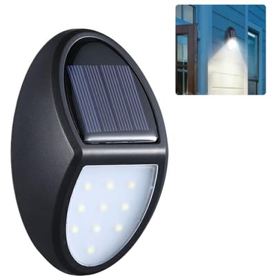 Applique murale solaire 10 LED, étanche IP65, éclairage d'extérieur pour jardin, cour, LED solaire