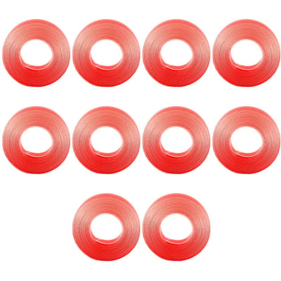 10 Rollen Dubbelzijdige Nageltape Transparant Sterke Kleefkracht Hittebestendig Nagelkunst Display Tape voor red