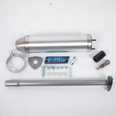 giannelli uitlaatdemper voor derbi 50 gpr r2 racing/nude motorfiets 2004 tot 2005 nieuw