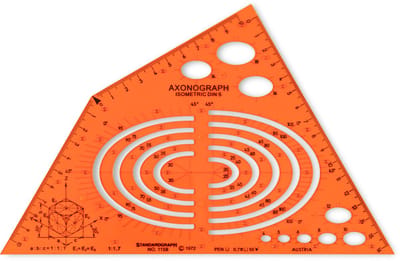 Sjabloon Standardgraph Axonograph isometric - SG-1158