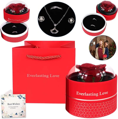 Eeuwige Roos Geconserveerd - Perfect Cadeau voor Haar voor Verjaardag en Valentijnsdag