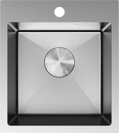 Mexen Solix roestvrijstalen spoelbak 1-komers 400 x 450 , inox - 6401401000-01