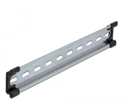 Delock Hutschiene 35 x 7,5 mm (10) Stahl gelocht