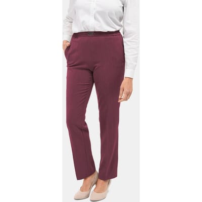 Chique Professlan broek CARLA - bordeaux - Gr. 38 van Goldner Fashion