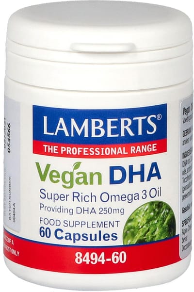 Lamberts Vegan DHA 250mg 60 Capsules