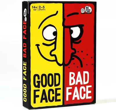 Good Face Bad Face Kaartspel - Hilarisch partyspel voor 2-5 spelers - 14+ jaar