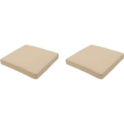 Madison - Lounge Profi-Line Zitkussen Beige canvas eco+ - Ca. 60x60 cm - Set van 2